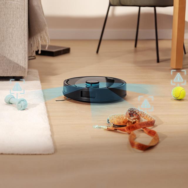 Conga Y80 Robot aspirador con IA Laser Eye y navegación láser inteligente. Aspira, barre, friega y pasa la mopa con 13000 Pa y cepillo antienredos. Autonomía hasta 220 m², base de vaciado automático 2,5 L y APP 3.0 para limpieza por zonas.