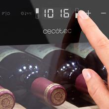 Bolero GrandSommelier Duo 52000 Black Vinoteca libre instalación con cristal negro, Doble zona temperatura 5ºC a 20ºC, Capacidad 52 Botellas, Dimensiones 84x59,5cm, Iluminación LED, Compresor integrado, Display LED Interior, Funcionamiento silencioso, 5 Estantes madera.