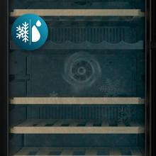 Bolero GrandSommelier Duo 52000 Black Vinoteca libre instalación con cristal negro, Doble zona temperatura 5ºC a 20ºC, Capacidad 52 Botellas, Dimensiones 84x59,5cm, Iluminación LED, Compresor integrado, Display LED Interior, Funcionamiento silencioso, 5 Estantes madera.