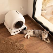 Arenero automático Pumba 8500 CleanKitty Smart Arenero con autolimpieza, triple sistema de desodorización, control por wifi y pantalla, silencioso y seguro con sensor de infrarrojos.