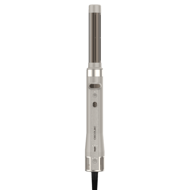 Moldeador CECOTEC CeramicCare 8in1 AirGlam Gyro Champagne con cilindro rizador
