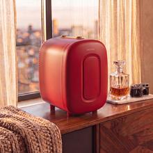 Bolero MiniCooling 4L Capri Red. Frigorífico MiniCooling Bora Red 4L, funcionamiento 12V-220V, compatible coche y caravanas, función enfriamiento y calentamiento, rango temperatura 7-50º, transporte fácil.