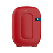 Bolero MiniCooling 4L Capri Red Frigorífico MiniCooling de 4L, funcionamiento 12V-220V, compatible coche y caravanas, función enfriamiento y calentamiento, rango temperatura 7-50º, transporte fácil.