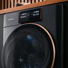 Bolero Wash&Dry 106950 Autodose Inverter 3D Steel Lavadora secadora Autodosis de carga frontal color titanium de 10/6 kg de capacidad, 1400 rpm y clase A, con diseño Core Matrix Screen 9,2" y Core Body, 13 programas y Motor Inverter Plus, SteamMax, secado automático, Sanitize, OnSmart, Fuzzy Logic, Smooth Wash, puerta XXL y luz interior.