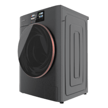 Bolero Wash&Dry 106950 Autodose Inverter 3D Steel Lavadora secadora Autodosis de carga frontal color titanium de 10/6 kg de capacidad, 1400 rpm y clase A, con diseño Core Matrix Screen 9,2" y Core Body, 13 programas y Motor Inverter Plus, SteamMax, secado automático, Sanitize, OnSmart, Fuzzy Logic, Smooth Wash, puerta XXL y luz interior.