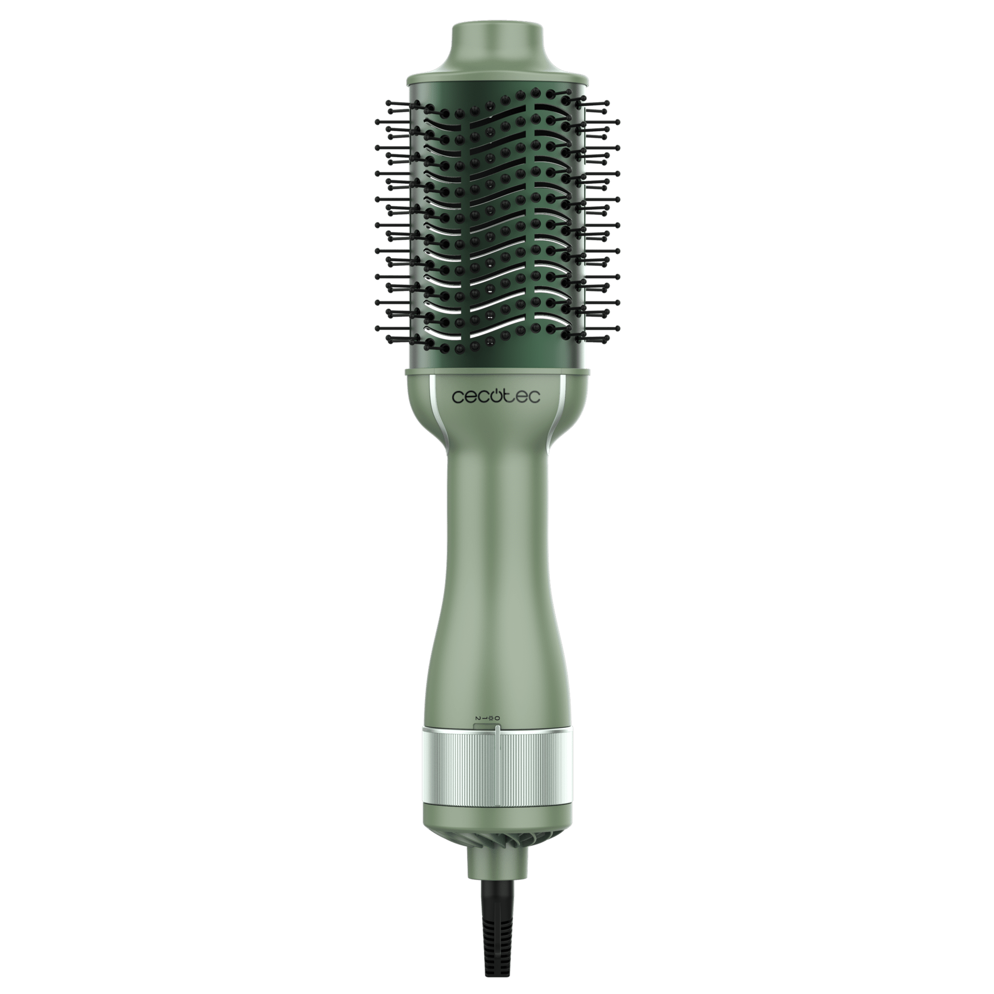 Cepillo de aire Cecotec CeramicCare Unique Olive 1200W vista frontal