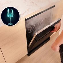 Bolero Aguazero 7000 Matt Black Glass Connected Lavavajillas cristal negro mate de 60 cm, 16 servicios, clase B, motor Inverter Plus Duo, 10 programas, Smart Voice Control, Smart Knock Dual Control, WiFi, Smart Wash, Steam Wash, Extra Hygiene, AutoClean, luz interior y luz ambiente exterior, funciones de secado O2Dry, Dual Turbo Dry+, Super Dry, tecnología brazo aspersor Splash 360, Save+, Half Load, Silent Wash, Delay Start, Extra Rapid y bandeja para cubiertos