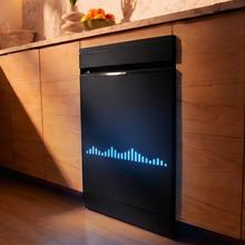 Bolero Aguazero 6750 Matt Black Glass Lave-vaisselle en verre noir mat de 60 cm, capacité pour 16 couverts, classe B, moteur Inverter Plus Duo, 10 programmes, Smart Voice Control, Smart Knock Dual Control, Wi-Fi, Smart Wash, Steam Wash, Extra Hygiene, AutoClean, lumière intérieure et lumière extérieure, fonctions de séchage O2Dry, Dual Turbo Dry+, Super Dry, technologie de bras de lavage Splash 360, Save+, Half Load, Silent Wash, Delay Start, Extra Rapid et tiroir à couverts.