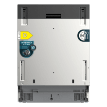 Bolero Aguazero 6280 Full-BI Lavavajillas integrable 60 cm, 16 cubiertos, clase D, motor Inverter Plus Duo, 6 programas, Panel Touch, FloorView Light, Extra Hygiene, Super Dry, Save+, Silent Wash, Half Load, AutoClean, Extra Rapid, Delay Start, bandeja superior ajustable y bandeja especial para cubiertos