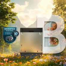 Bolero Aguazero 8700 Full-BI Connected Lavavajillas integrable 60 cm, 16 cubiertos, clase B, motor Inverter Plus Duo, 10 programas, Panel Touch, SlidePrecision Pro 90, WiFi, Smart Voice Control, Smart Knock Dual Control, Smart Wash, Steam Wash, Extra Hygiene, AutoClean, Turbo Dry+, Super Dry, FloorView Light, Splash 360, Dual Zone Wash, Save+, Half Load, Silent Wash, Delay Start, Extra Rapid y bandeja superior ajustable y bandeja especial para cubiertos