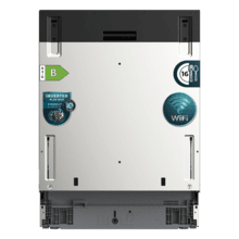 Bolero Aguazero 8700 Full-BI Connected Lavavajillas integrable 60 cm, 16 cubiertos, clase B, motor Inverter Plus Duo, 10 programas, Panel Touch, SlidePrecision Pro 90, WiFi, Smart Voice Control, Smart Knock Dual Control, Smart Wash, Steam Wash, Extra Hygiene, AutoClean, Turbo Dry+, Super Dry, FloorView Light, Splash 360, Dual Zone Wash, Save+, Half Load, Silent Wash, Delay Start, Extra Rapid y bandeja superior ajustable y bandeja especial para cubiertos