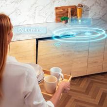 Bolero Aguazero 8700 Full-BI Connected Lavavajillas integrable 60 cm, 16 cubiertos, clase B, motor Inverter Plus Duo, 10 programas, Panel Touch, SlidePrecision Pro 90, WiFi, Smart Voice Control, Smart Knock Dual Control, Smart Wash, Steam Wash, Extra Hygiene, AutoClean, Turbo Dry+, Super Dry, FloorView Light, Splash 360, Dual Zone Wash, Save+, Half Load, Silent Wash, Delay Start, Extra Rapid y bandeja superior ajustable y bandeja especial para cubiertos