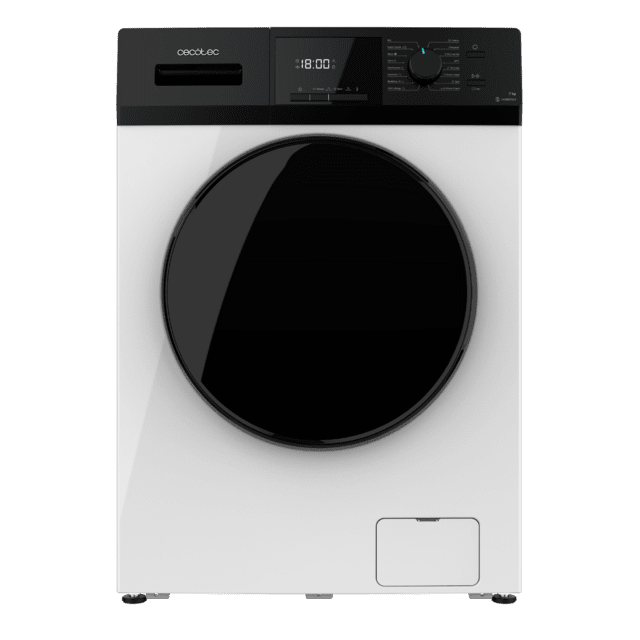 Bolero Dresscode 7411 Inverter Máquina de lavar roupa de carga frontal branca de 7 kg de capacidade e 1200 rpm, Classe A-10%, 16 programas, Motor Inverter Plus, SteamMax, Drum Clean, Allergy Care, Delay Start, Diamond Care, Stop&Go, programa ECO e KidLock