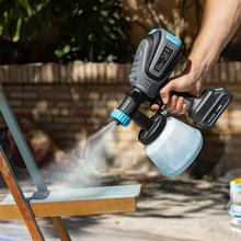 TotalPaint 4000 Liberty Pistolet à peinture avec batterie NEXUS de 21 V. Contrôle total du débit. Précision de 14 kPa. 4 buses incluses. Récipients de 1200 ml.