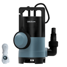 Neptunus 400 Dark Pompe d'évacuation de 400 W. Jusqu’à 8.000 l/h. Hauteur maximale de pompage de 5,5 m et profondeur de 7 m. Interrupteur-flotteur. IPX8. Câble de 10 m et corde en nylon de 8 m.