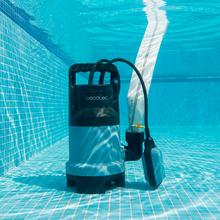 Axike 1100 Dark Bomba de agua sucia 1100W. Hasta 16.000l/h. Altura máxima de bombeo 8,5m y 7m de profundidad. Interruptor flotante. IPX8. Cable 10m y cuerda nylon de 8m.