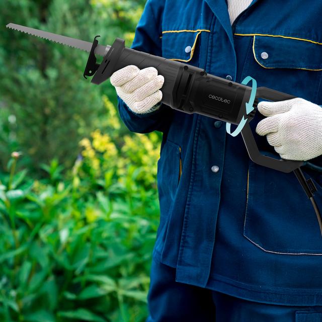 LongFlex 710 Pro Sega alternativa da 710 W. Cambio rapido della lama. Tagli profondi ed efficienti da 115 mm con una corsa di 20 mm. Include 6 lame.