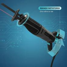 LongFlex 900 ShockAbsorber Sierra de sable de 850W. Velocidad variable. Sistema ShockAbsorber. Mango rotacional. Láser y luz LED. Cambio de cuhilla rápido. Incluye 6 cuchillas.