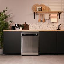 Bolero Aguazero 6110 Inox Lavavajillas Bolero acabado inox de 60cm, 13 cubiertos y 6 programas. Con funciones Media Carga, programa 3 en 1, Delay Start, Dry+, FullTouch y ChildLock