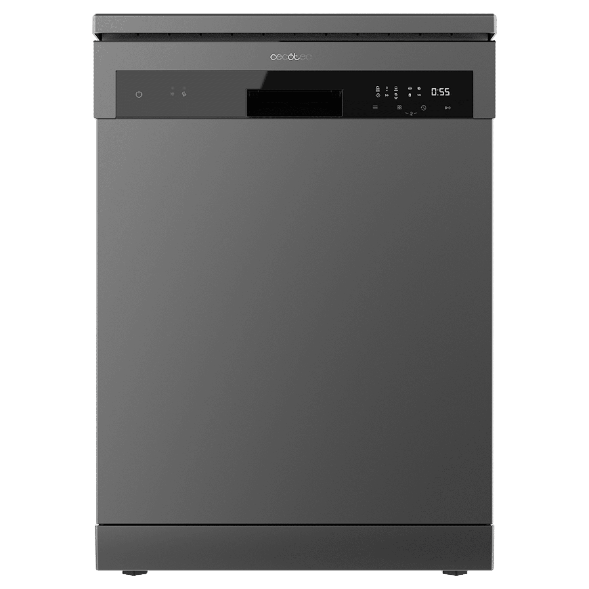 Bolero Aguazero 6110 Dark Lava-louças Bolero com acabamento em aço inoxidável escuro de 60 cm, capacidade para 13 pessoas e 6 programas. Com funções de Meia Carga, 3 em 1, Delay Start, Dry+, FullTouch e ChildLock.
