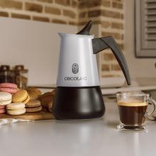 Piccolina 600 Blue – Italienische Kaffeemaschine aus hochwertigem Edelstahl, ideal für 6 Tassen Kaffee.