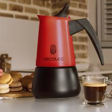 Piccolina 600 Red Cafetière italienne conçue en acier inoxydable de haute qualité, idéale pour remplir 10 tasses de café.