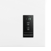 Bolero CoolMarket Chest 143P White E - Congelador Horizontal 143L, Cesta con asas, Control Electrónico LED, Muy Silencioso 37dB, UltraContact D-Cool, Dual Function, Puerta ZeroG (80º-30º), Fast Freezing y Diseño Compacto