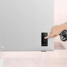 Bolero CoolMarket Chest 143P White E - Congelador Horizontal 143L, Cesta con asas, Control Electrónico LED, Muy Silencioso 37dB, UltraContact D-Cool, Dual Function, Puerta ZeroG (80º-30º), Fast Freezing y Diseño Compacto