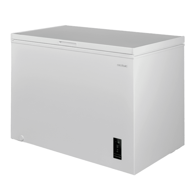 Bolero CoolMarket Chest 249P White E Cecotec - Congelador Horizontal 249L, Cesta con asas, Control Electrónico LED, UltraContact D-Cool, Dual Function, Puerta ZeroG (80º-30º), Fast Freezing y Diseño Compacto