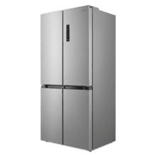 Bolero CoolMarket 4D 474 Inox E Frigorífico 4 puertas inox con una gran capacidad de 474 L, 177,5 cm de alto y 83,3 cm de ancho, cajón temperatura variable, apertura puerta 90º y compresor Inverter Plus. Además, es ultra silencioso (35 dB) y cuenta con distintos modos como Fast Cooling y Fast Freezing, así como sistemas como MultiAirFlow, sensores de temperatura y Total NoFrost.