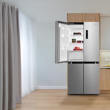 Bolero CoolMarket 4D 474 Dark E Frigorífico 4 puertas inox negro con una gran capacidad de 474 L, 177,5 cm de alto y 83,3 cm de ancho, cajón temperatura variable, apertura puerta 90º y compresor Inverter Plus. Además, es ultra silencioso (35 dB) y cuenta con distintos modos como Fast Cooling y Fast Freezing, así como sistemas como MultiAirFlow, sensores de temperatura y Total NoFrost.