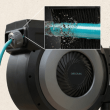 HydroShell 300 Pro 30 m langer Wasserschlauchaufroller. Automatischer Aufroller mit SlowReturn- und Smooth‑Technologie. Tragbares und ergonomisches Design. Inklusive Sprühpistole mit integriertem Reinigungsmitteltank und 8 Sprühfunktionen.