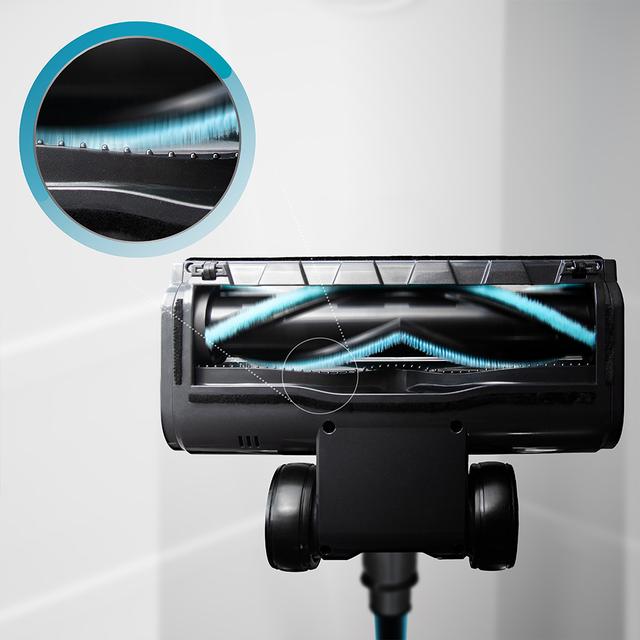 Conga Rockstar RS50 Aspirador escoba sin cables con 400 W y 120 AW de potencia de succión. Modo Auto. Limpia hasta 130 m2 sin parones en modo Eco.