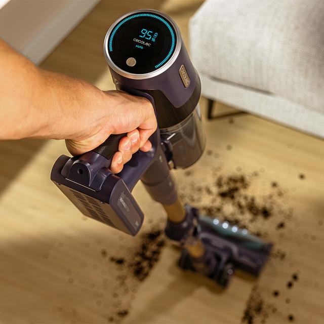 Conga Rockstar RS70 Pet Flex Aspirador escoba sin cables con 500 W y 150 AW de potencia de succión. Modo Auto. Cepillo para animales y tubo flexible. Limpia hasta 140 m2 sin parones en modo Eco.