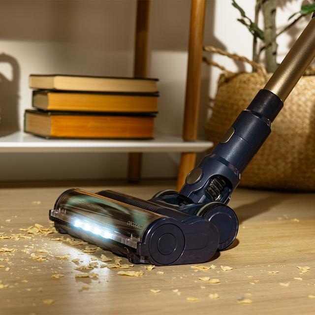 Conga Rockstar RS70 Pet Flex Aspirador escoba sin cables con 500 W y 150 AW de potencia de succión. Modo Auto. Cepillo para animales y tubo flexible. Limpia hasta 140 m2 sin parones en modo Eco.