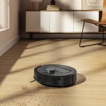 Conga X50 Robot aspirador con Motor de succión 15000 Pa. Base 4 en 1, navegación láser, mopas spin, cepillo lateral. Base total de autovaciado de polvo, agua y limpieza de las mopas. App y conexión Bluetooth y WiFi para redes 2,4 GHz.
