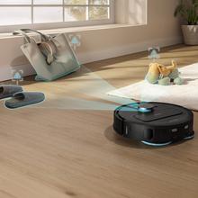Conga X50 Robot aspirador con Motor de succión 15000 Pa. Base 4 en 1, navegación láser, mopas spin, cepillo lateral. Base total de autovaciado de polvo, agua y limpieza de las mopas. App y conexión Bluetooth y WiFi para redes 2,4 GHz.