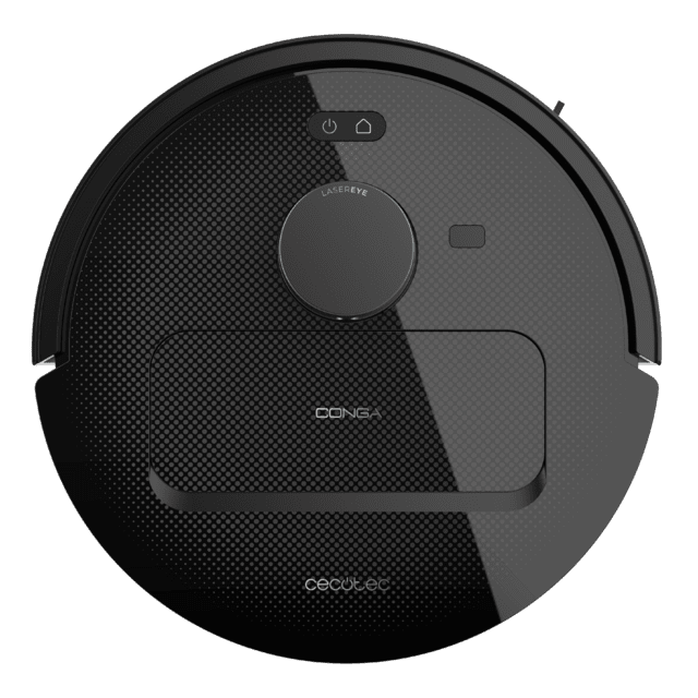 Conga X50 Robot aspirador con Motor de succión 15000 Pa. Base 4 en 1, navegación láser, mopas spin, cepillo lateral. Base total de autovaciado de polvo, agua y limpieza de las mopas. App y conexión Bluetooth y WiFi para redes 2,4 GHz.