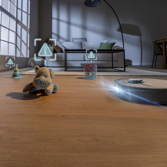 Conga X70 Robot aspirador con base autovaciado con Motor de succión 15000 Pa. Base 4 en 1. Tecnología láser e Inteligencia Artificial. Mopas giratorias. Cepillo lateral. App y conexión Bluetooth y WiFi para redes 2,4 GHz.