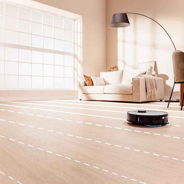 Conga X70 Robot aspirador con base autovaciado con Motor de succión 15000 Pa. Base 4 en 1. Tecnología láser e Inteligencia Artificial. Mopas giratorias. Cepillo lateral. App y conexión Bluetooth y WiFi para redes 2,4 GHz.