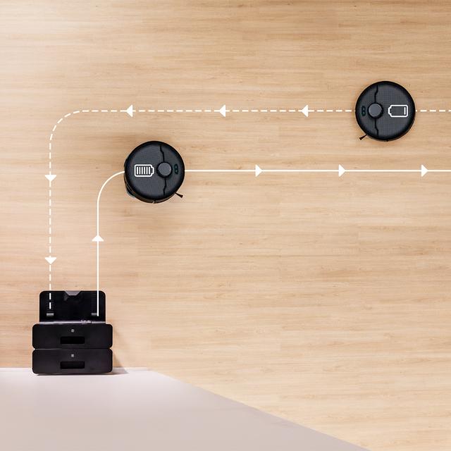 Conga X70 Robot aspirador con base autovaciado con Motor de succión 15000 Pa. Base 4 en 1. Tecnología láser e Inteligencia Artificial. Mopas giratorias. Cepillo lateral. App y conexión Bluetooth y WiFi para redes 2,4 GHz.