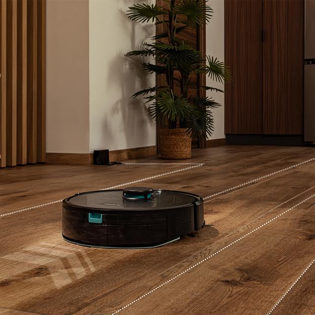 Conga M50 Robot aspirador con Navegación láser APP y WiFi. 5000 Pa de presión de succión, 160 m2 de autonomía. Cepillo multifunción para todas las superficies.