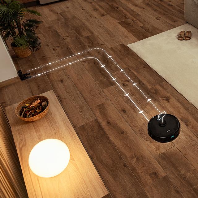 Conga M50 Robot aspirateur. Navigation laser. Pression d'aspiration de 5000 Pa. Grande autonomie. Brosse multifonctions pour toutes les surfaces.