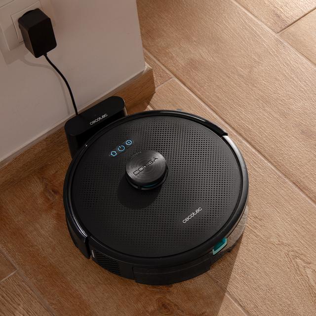 Conga M70 Robot aspirador con Navegación láser APP y Wifi. 20000 Pa de presión de succión, 180m2 de autonomía. Cepillo de silicona, especial para casas con mascotas.