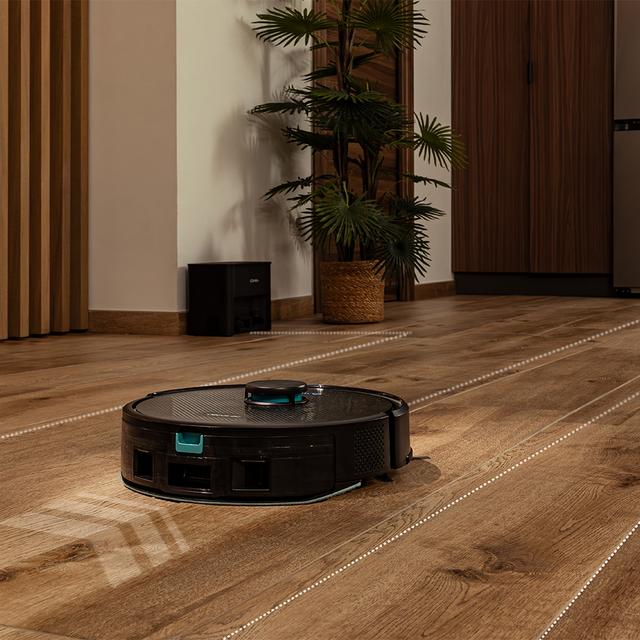 Conga Y50 Robot aspirador con Navegación láser. 5000 Pa de presión de succión. - de autonomía. Cepillo multifunción para todas las superficies. Base de autovaciado con bolsa de polvo de 3 L.