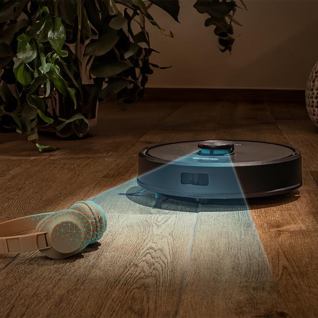 Conga Y50 Robot aspirador con Navegación láser. 5000 Pa de presión de succión. - de autonomía. Cepillo multifunción para todas las superficies. Base de autovaciado con bolsa de polvo de 3 L.