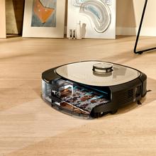 Conga Z100 Robot aspirador especialista en fregado con tecnología AI LaserEye. Fregado profesional con su mopa bimaterial XXL. Base total de autovaciado de polvo, de agua y limpieza de las mopas.  20000 Pa de presión de succión. APP y vinculación con Bluetooth y rededs 2,4 y 5 Ghz.