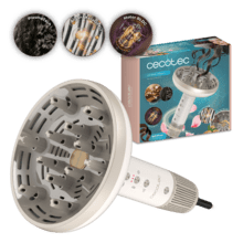 DryWave Nébula DryWave Nébula – Difusor XXL para rizos definidos con aceite de argán y queratina, PlasmaTech antiencrespamiento, motor BLDC silencioso y potente, modo soft, 3 velocidades y temperaturas, 12 púas y mango ergonómico