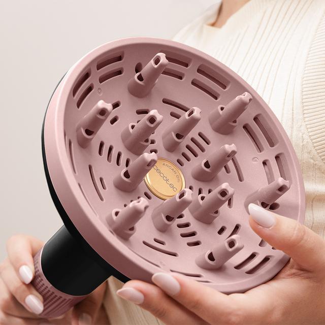 DryWave Nébula DryWave Nébula – Difusor XXL para rizos definidos con aceite de argán y queratina, PlasmaTech antiencrespamiento, motor BLDC silencioso y potente, modo soft, 3 velocidades y temperaturas, 12 púas y mango ergonómico