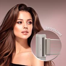 AirGlam 14in1 Flex Champagne Cepillo moldeador, con 14 accesorios, función flex, pantalla digital y estuche de cuero